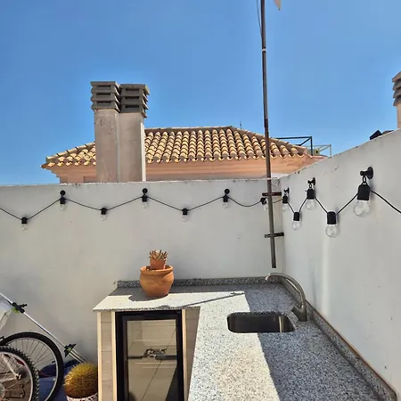 アパート Magisk Takterrass Och Havsutsikt Torre de la Horadada